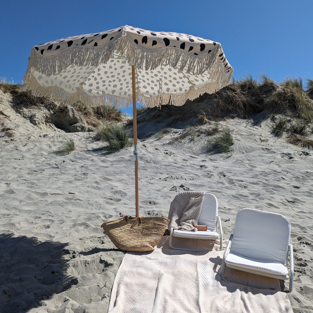 Mix & Match Custom Boho Beach Umbrella & Beach Chair Set