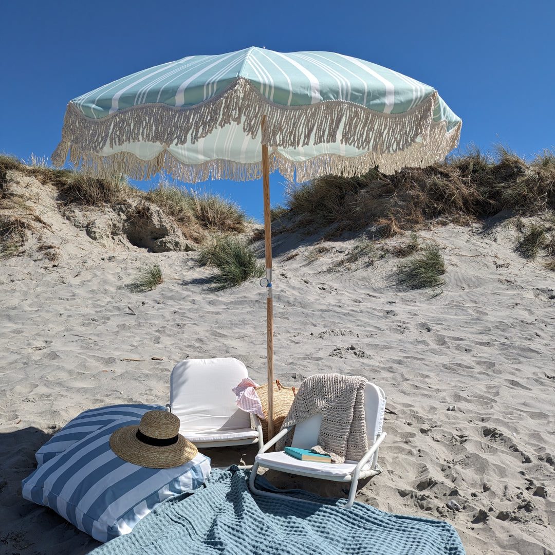 Mix & Match Custom Boho Beach Umbrella & Beach Chair Set
