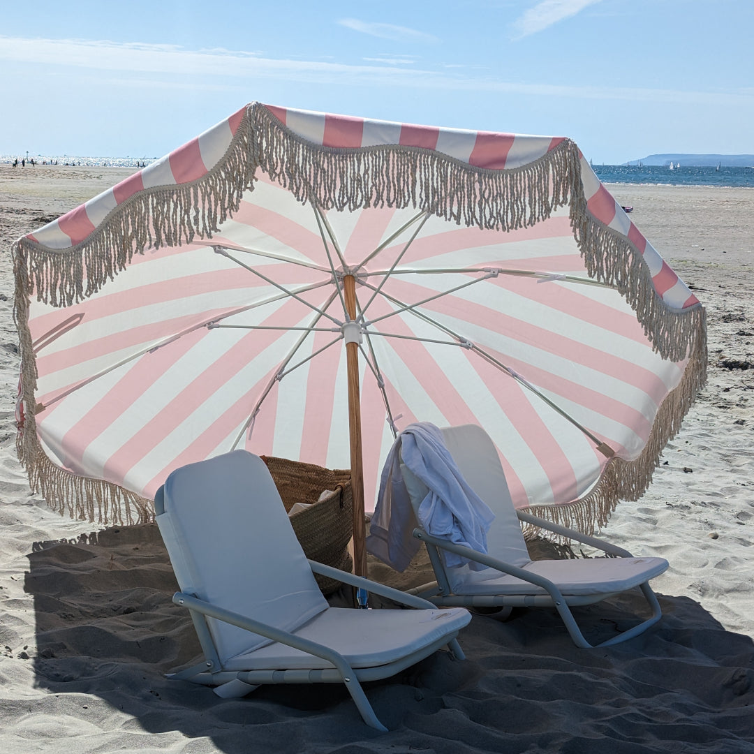 Mix & Match Custom Boho Beach Umbrella & Beach Chair Set