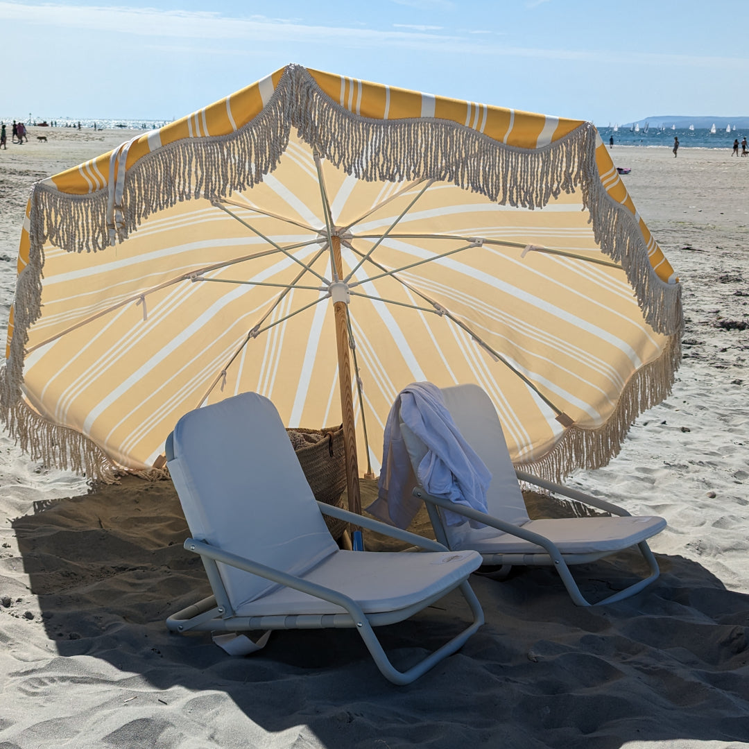Mix & Match Custom Boho Beach Umbrella & Beach Chair Set