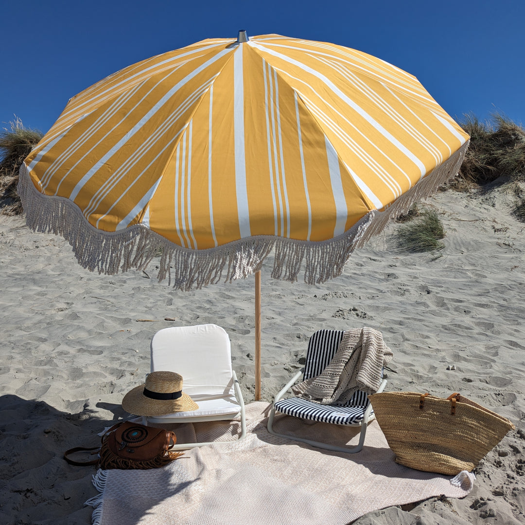 Mix & Match Custom Boho Beach Umbrella & Beach Chair Set