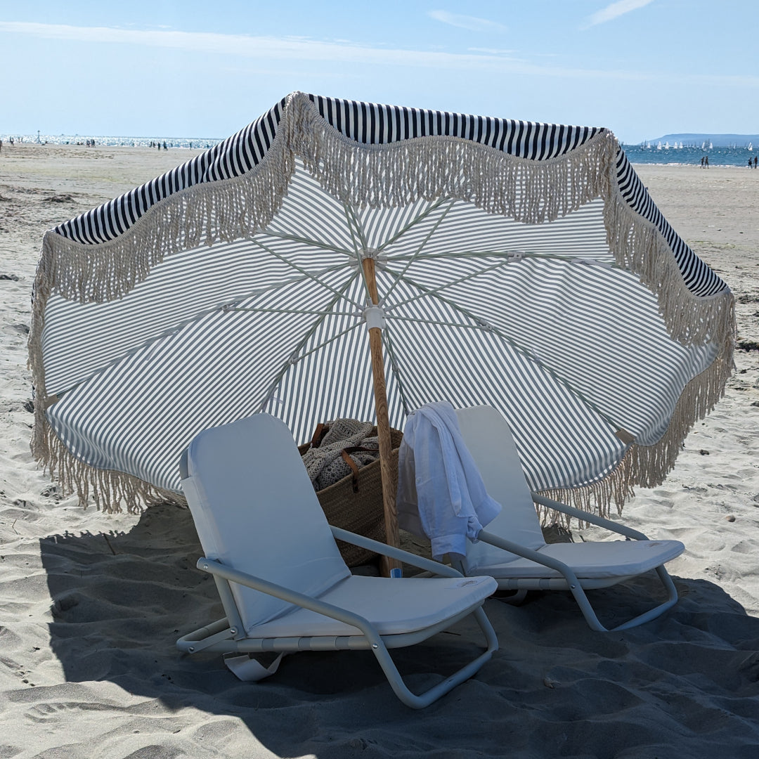 Mix & Match Custom Boho Beach Umbrella & Beach Chair Set