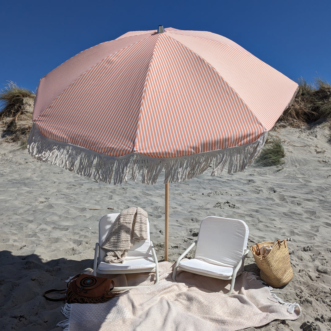 Mix & Match Custom Boho Beach Umbrella & Beach Chair Set